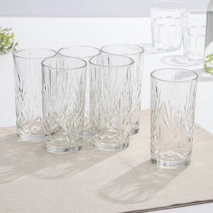 Набор стеклянных высоких стаканов Luminarc ANNECY, 350 мл, 6 шт, цвет прозрачный от компании Интернет-магазин "Flap" - фото 1
