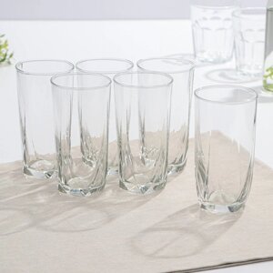 Набор стеклянных высоких стаканов Luminarc EIFFEL, 350 мл, 6 шт, цвет прозрачный