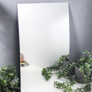 Наклейка пластик зеркальная 'Прямоугольное зеркало' 60х40 см