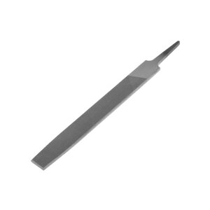 Напильник ТУНДРА, плоский, сталь У10, без рукоятки, 2, 150 мм