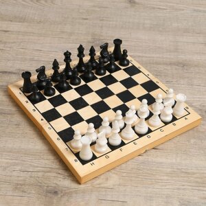 Настольная игра 2в1 'Лучший' шахматы, шашки (король h7.2 см, пешка h4 см), поле 29х29 см