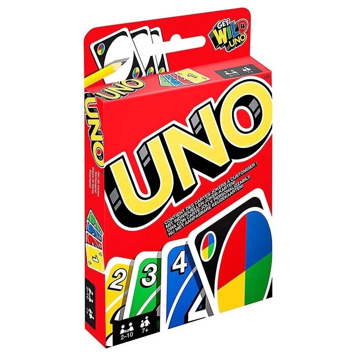 Настольная игра Uno, 2-10 игроков, 7+ от компании Интернет-магазин "Flap" - фото 1