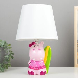 Настольная лампа 16553/1 E14 40Вт розовый 20х20х32 см RISALUX