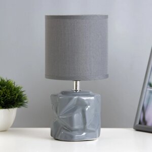 Настольная лампа 'Аманда' Е14 40Вт серый 13х13х26,5 см RISALUX