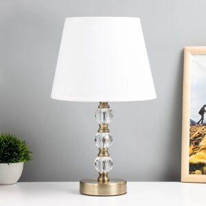 Настольная лампа 'Буллае' E27 40Вт бронза 22,5х22,5х37,5 см RISALUX