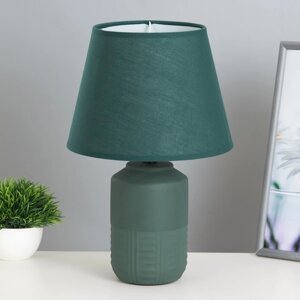 Настольная лампа 'Лиана' Е14 40Вт зеленый 22х22х35см RISALUX