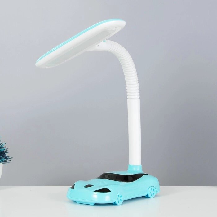 Настольная лампа 'Машина' LED 4Вт голубой 19,5х23х47 см RISALUX от компании Интернет-магазин "Flap" - фото 1