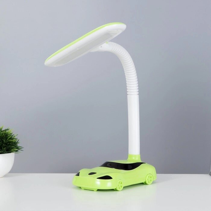 Настольная лампа 'Машина' LED 4Вт нежно-зеленый 19,5х23х47 см RISALUX от компании Интернет-магазин "Flap" - фото 1