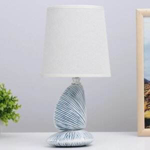 Настольная лампа 'Парма' E14 40Вт синий 15,5х15,5х32 см RISALUX