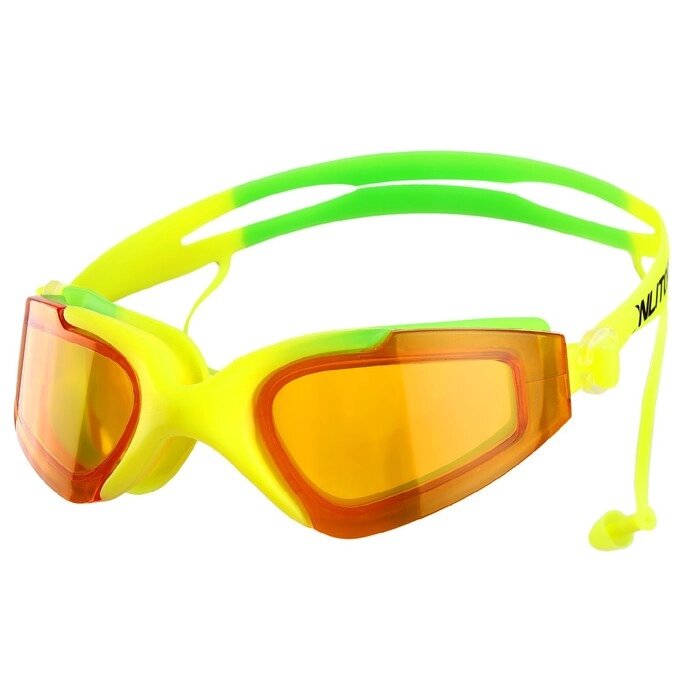 Очки для плавания ONLYTOP, беруши, цвета МИКС от компании Интернет-магазин "Flap" - фото 1