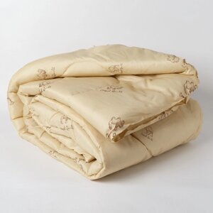 Одеяло Эконом Верблюжья шерсть 140х205 см, полиэфирное волокно, 200г/м2, пэ 100