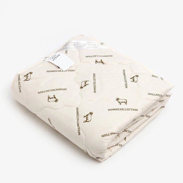 Одеяло 'Этель' Овечья шерсть 172*205 см, тик, 300 гр/м2 от компании Интернет-магазин "Flap" - фото 1