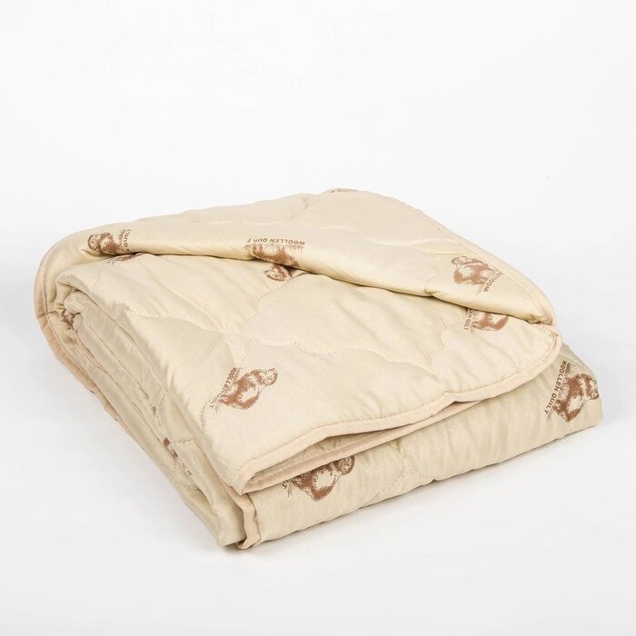 Одеяло облегчённое Адамас 'Овечья шерсть', размер 140х205  5 см, 200гр/м2, чехол п/э от компании Интернет-магазин "Flap" - фото 1
