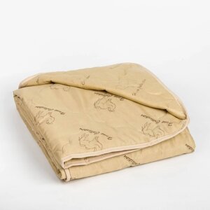Одеяло облегчённое Адамас 'Верблюжья шерсть'размер 140х205 5 см, 200гр/м2, чехол п/э