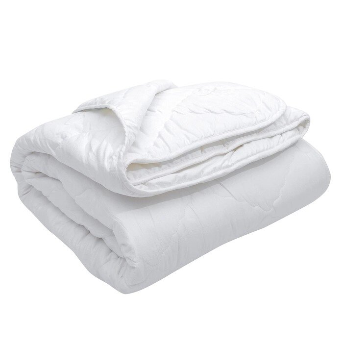 Одеяло стандартное 172х205 см, иск. лебяжий пух, ткань глосс-сатин, п/э 100 от компании Интернет-магазин "Flap" - фото 1