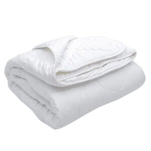Одеяло стандартное 172х205 см, иск. лебяжий пух, ткань глосс-сатин, п/э 100