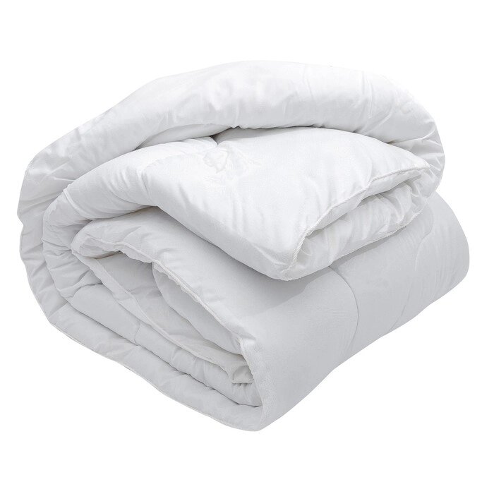 Одеяло зимнее 172х205 см, иск. лебяжий пух, ткань глосс-сатин, п/э 100 от компании Интернет-магазин "Flap" - фото 1