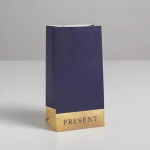 Пакет подарочный без ручек 'Present'10 х 19.5 х 7 см (комплект из 5 шт.)