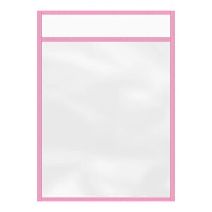Папка для рисования А4, ErichKrause 'пиши-стирай'пластиковая, розовая, в пакете