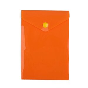 Папка-конверт на кнопке, А6, 180 мкм, вертикальная, глянцевая, МИКС (комплект из 12 шт.)