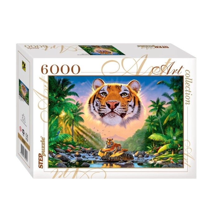 Пазл 'Величественный тигр', 6000 элементов от компании Интернет-магазин "Flap" - фото 1