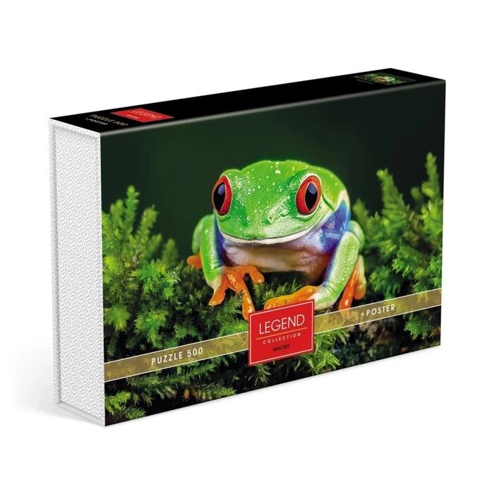 Пазлы 'Царевна Лягушка' в подарочной коробке, 500 элементов + постер от компании Интернет-магазин "Flap" - фото 1