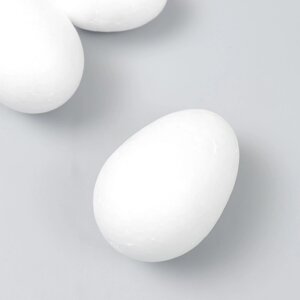 Пенопластовые заготовки для творчества 'Эллипсы' 5-7 см набор 3 шт (яйцо) ассорти