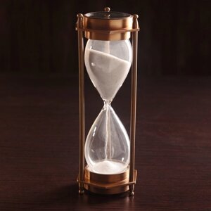 Песочные часы 'Часы и компас'5 мин) алюминий 7х6,5х19 см