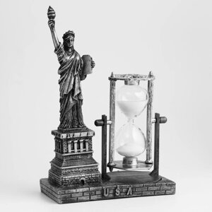 Песочные часы 'Статуя Свободы'сувенирные, 13 х 7 х 20.5 см
