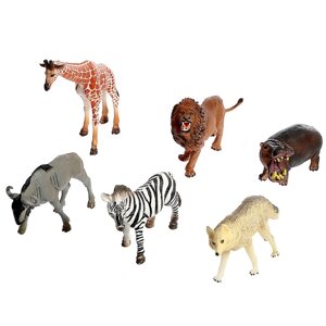 Набор животных 'Звери Африки', 6 фигурок