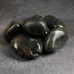 Камень для бани 'Оливин' 10 кг ящик, шлифованный
