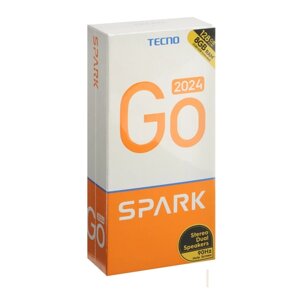 Смартфон Tecno Spark Go 2024, 6.56', 4Гб, 128Гб, 13Мп, 8Мп, 2sim, 5000мАч, черный