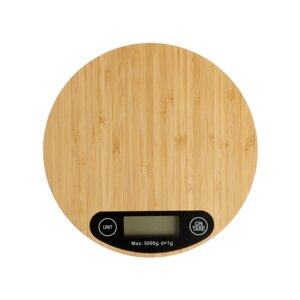 Весы кухонные Luazon LVE-029 'Бамбук', электронные, до 5 кг