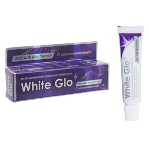 Отбеливающая зубная паста White Glo '2 в 1', 24 г