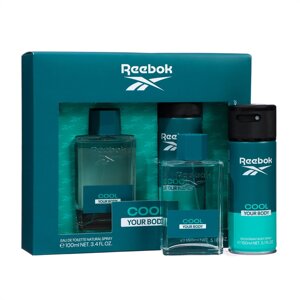 Набор мужской Reebok Cool Your Body туалетная вода, 100 мл + дезодорант, 150 мл