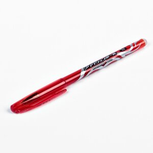 Ручка гелевая со стираемыми чернилами 0,5 мм, стержень красный, корпус тонированный (пишут бледно) (комплект из 12 шт.)