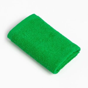 Полотенце махровое 'Этель' 30х30 см, цвет ярко-зелёный, 100 хлопок, 340 г/м2
