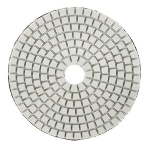 Алмазный гибкий шлифовальный круг ТУНДРА 'Черепашка', для мокрой шлифовки, 100 мм, 3000