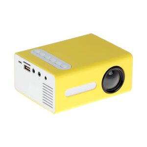 Проектор Unic T300, 800 лм,1920x1080, 8001, ресурс лампы 30000 часов, USB, HDMI, желтый