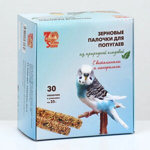 Набор палочки 'SHOW BOX' для попугаев витаминами и минералами, коробка 30 шт, 750г