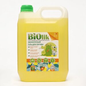 Экологический гель для мытья посуды Biolik 'Лимон' 5 л