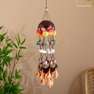 Подвесной сувенир 'Дары моря' ракушки, кокос 13х13х65 см