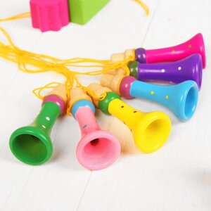 Музыкальная игрушка 'Дудочка на верёвочке', цвета микс