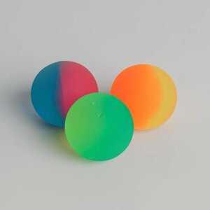 Мяч каучуковый 'Перелив', 4,3 см, цвета МИКС (комплект из 50 шт.)