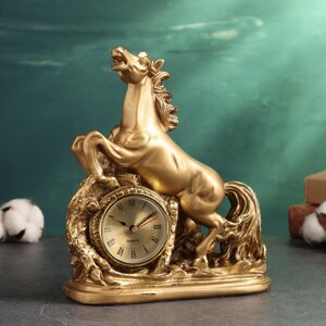 Часы 'Лошадь' 22см, бронза