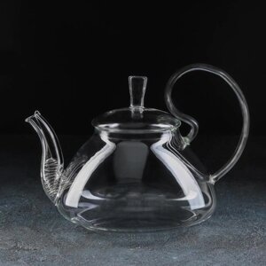 Чайник стеклянный заварочный с металлическим ситом Magistro, 1 л, 20,5x15 см