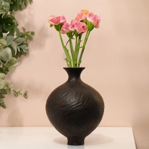 Декоративная ваза 'Art', цвет черный