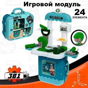 Набор детских инструментов в чемодане 'Мастерёнок', 24 элемента