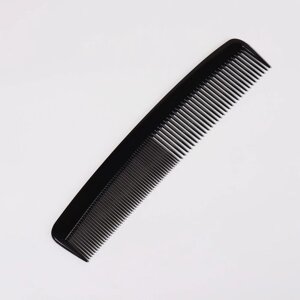 Расчёска комбинированная, 22 x 4,5 см, цвет чёрный