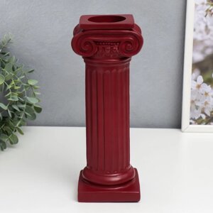 Сувенир полистоун 'Римская колонна' красный 27х9х10 см